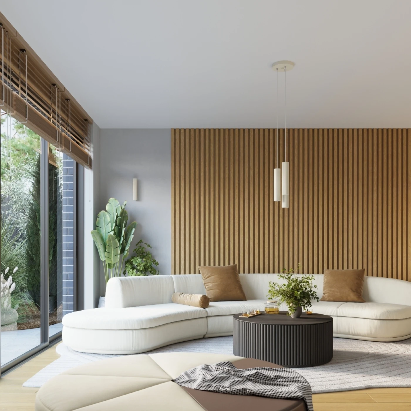 Wandlamp KARBON 20 beige