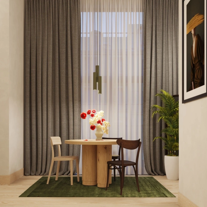 Hanglamp LAGOS 1 olijfgroen