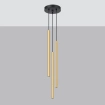 Hanglamp PASTELO 3P gepolijst goud