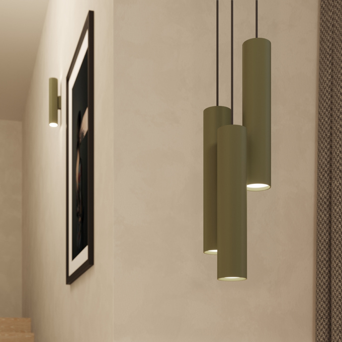 Wandlamp LAGOS 2 olijfgroen