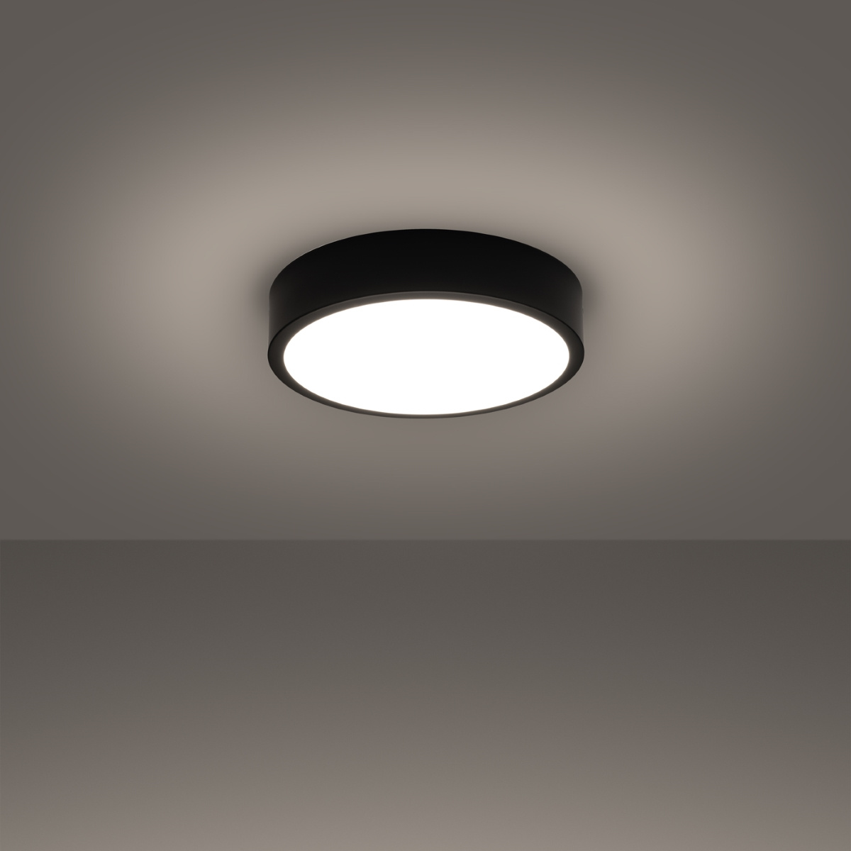 Plafondlamp ONYX 30 zwart LED 3000K