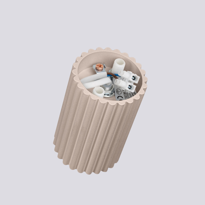 Plafondlamp KARBON 10 taupe