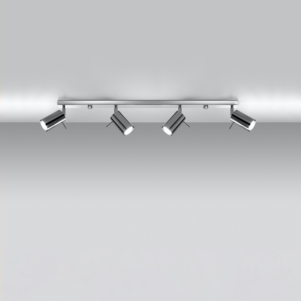 Plafondlamp RING 4L chroom