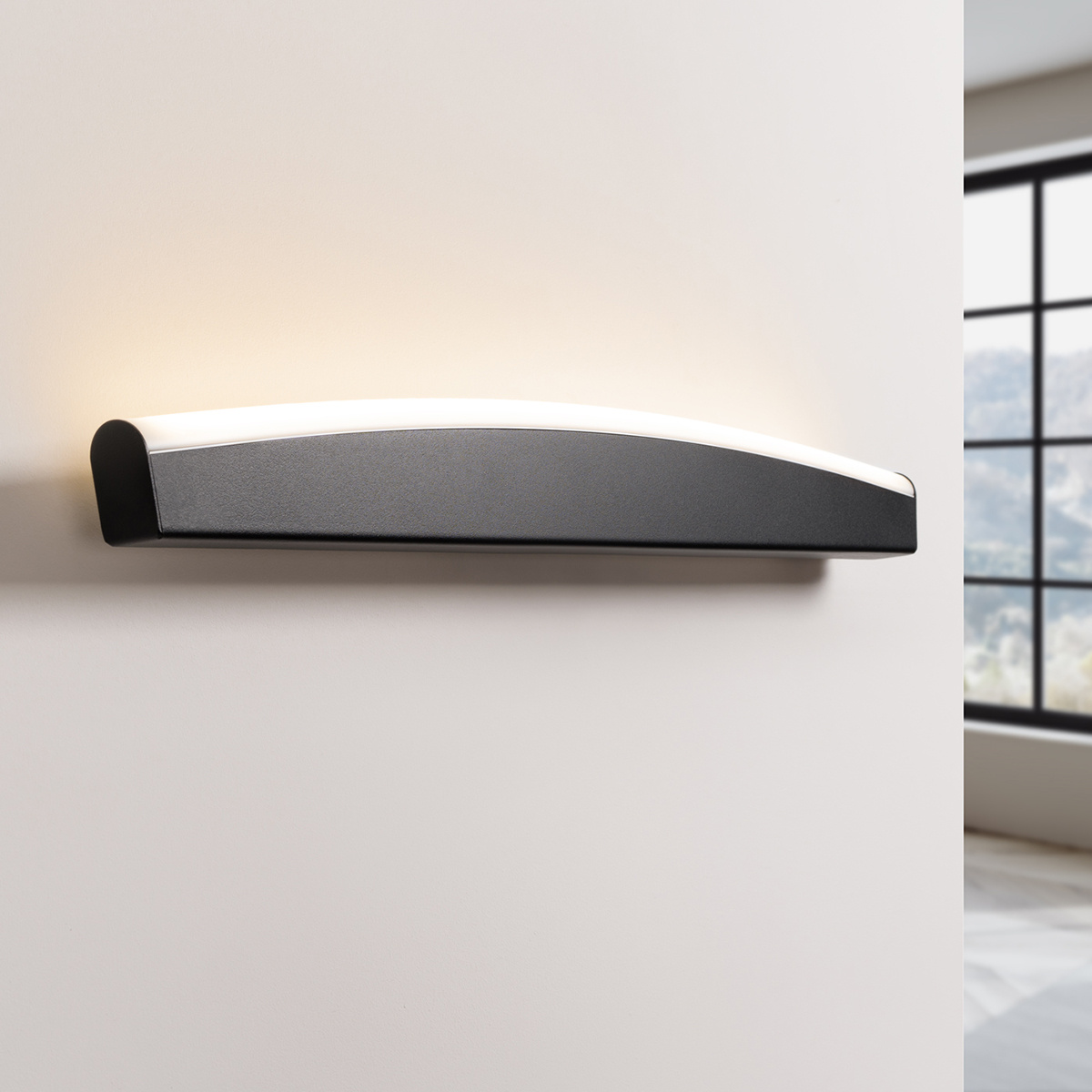 Wandlamp JORUN zwart LED 3000K