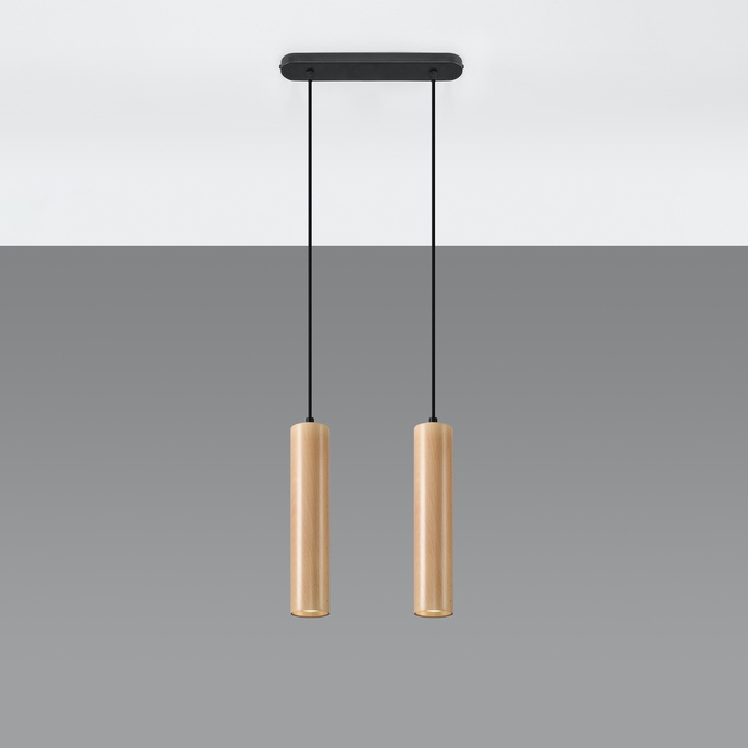 Hanglamp LINO 2 hout