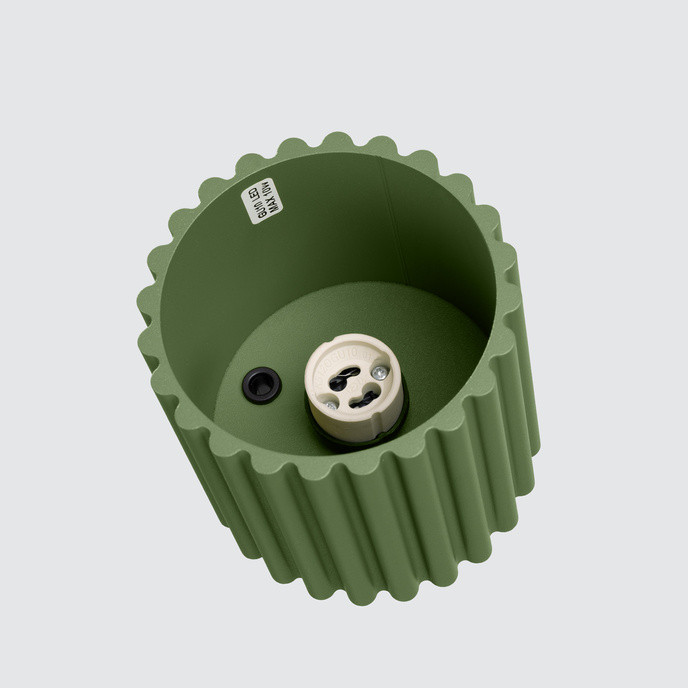 Plafondlamp AURA 1 olijfgroen GU10