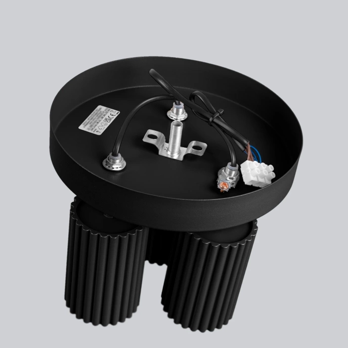 Plafondlamp KARBON 3P zwart