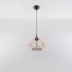 Hanglamp POMPELMO natuurlijk hout