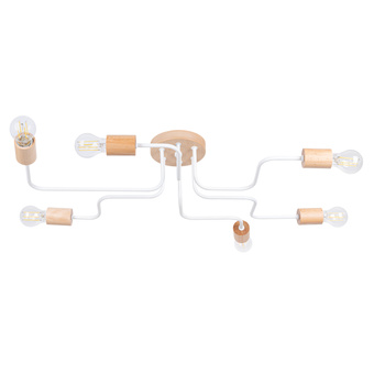 Kroonluchter TIMBO 6 wit