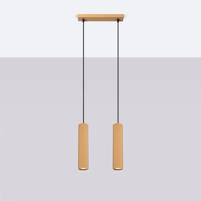 Hanglamp KARBON 2 goud