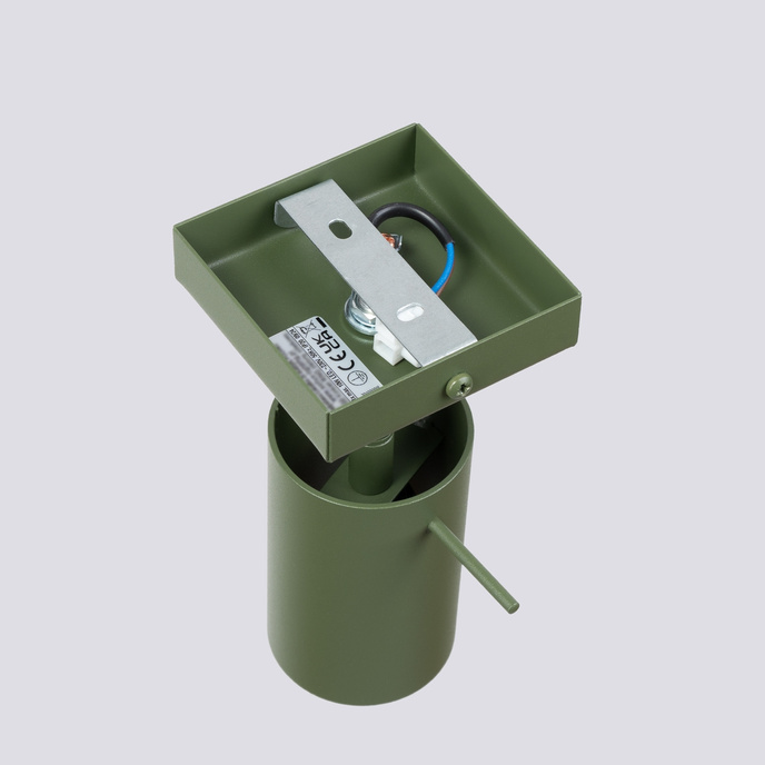 Wandlamp RING olijfgroen