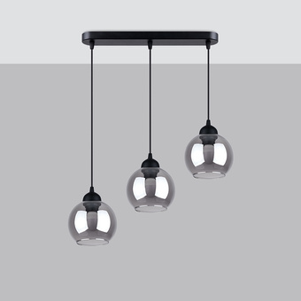 Hanglamp ALINO 3 zwart