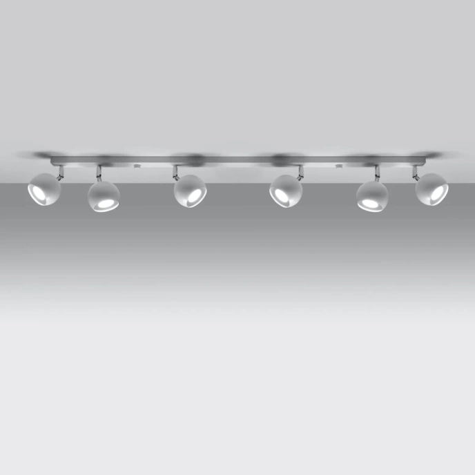 Plafondlamp OCULARE 6L wit