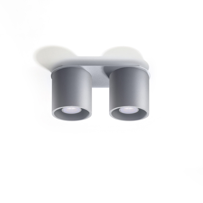 Plafondlamp ORBIS 2 grijs