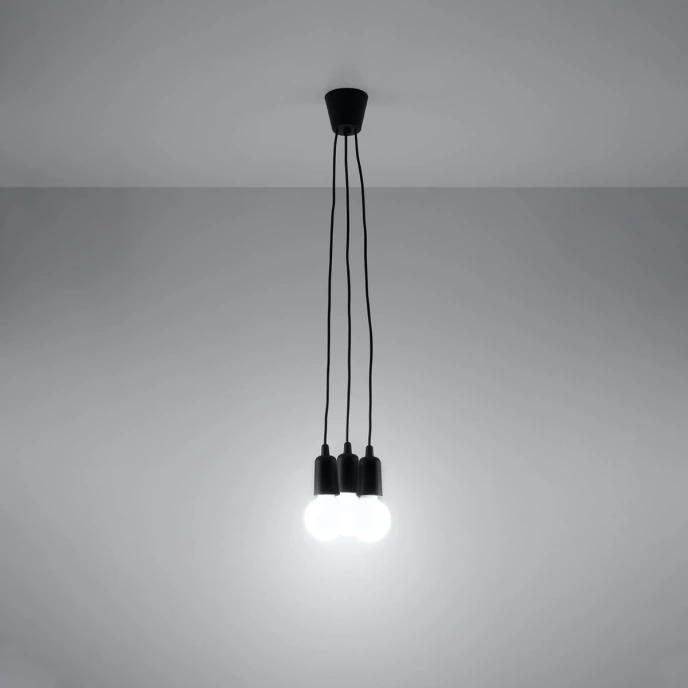 Hanglamp DIEGO 3 zwart