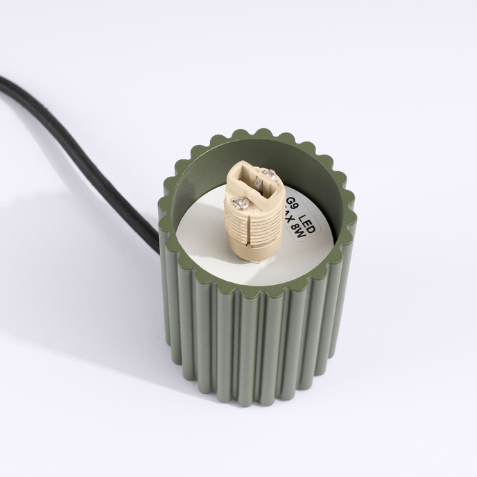 Tafellamp HALO olijfgroen