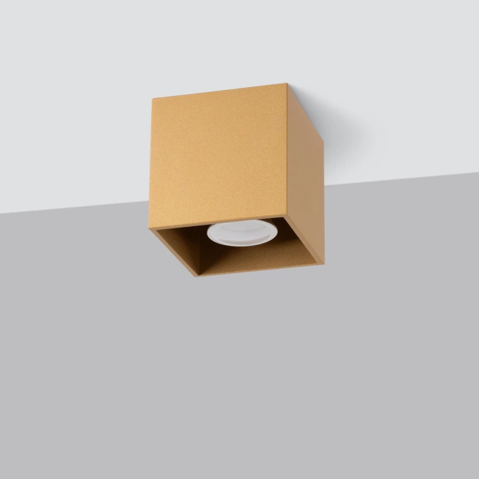 Plafondlamp QUAD 1 goud