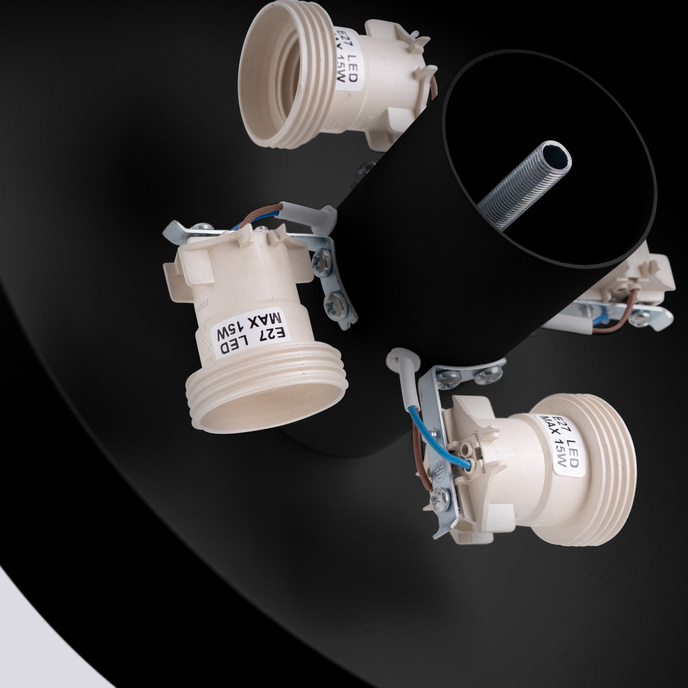 Plafondlamp OMIQ zwart