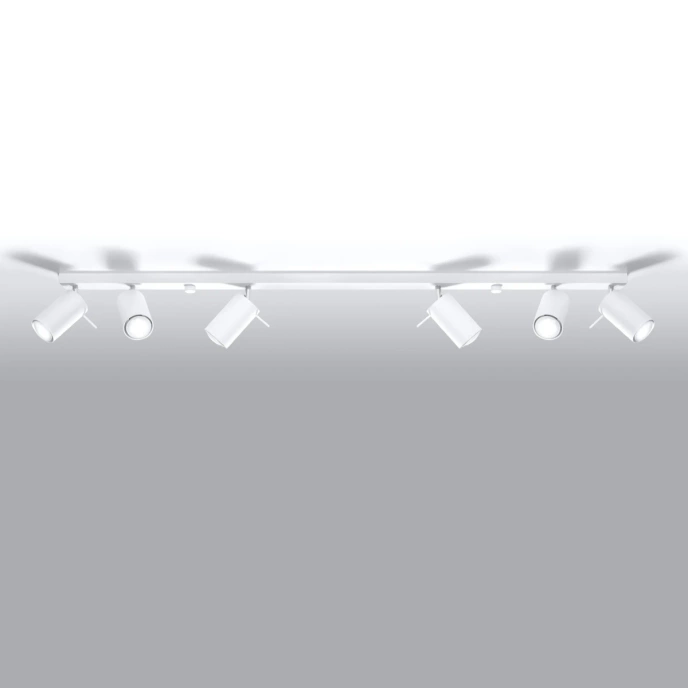 Plafondlamp RING 6L wit