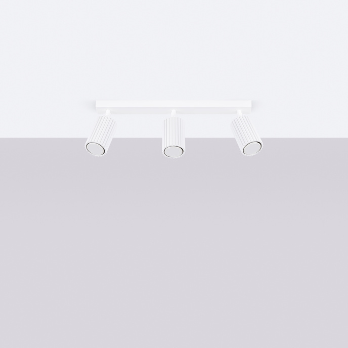 Plafondlamp KARBON 3L wit