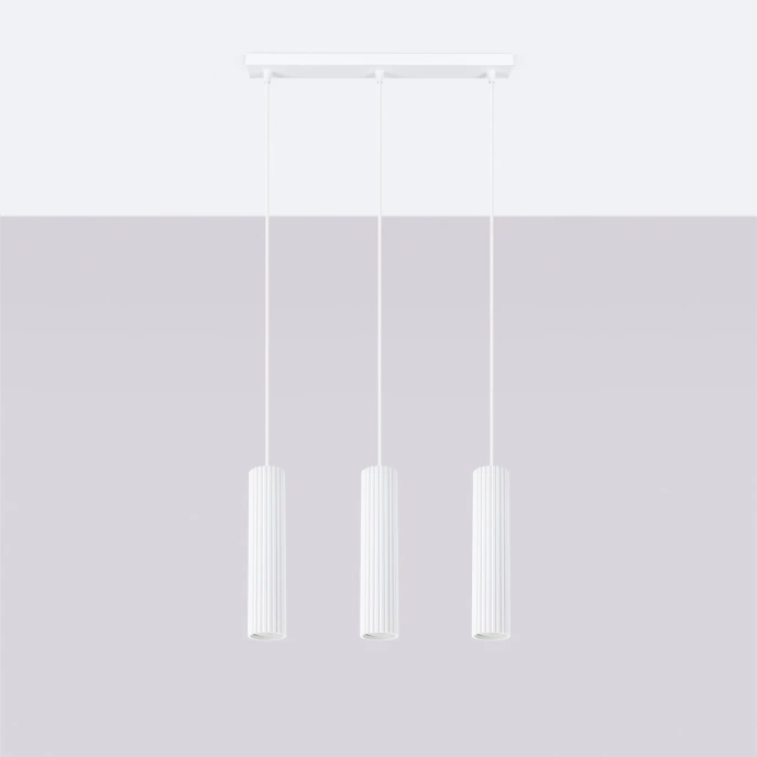 Hanglamp KARBON 3L wit