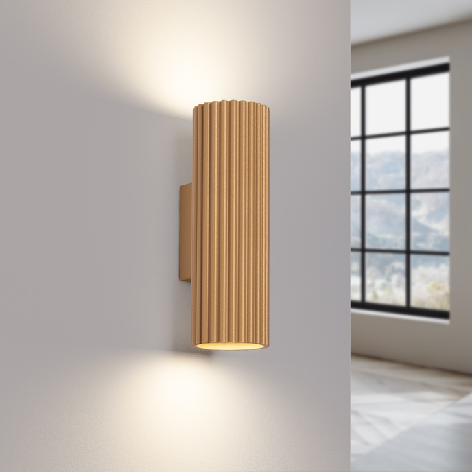 Wandlamp KARBON 20 goud