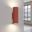 Wandlamp KARBON 20 rood oker