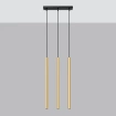 Hanglamp PASTELO 3L goud gepolijst