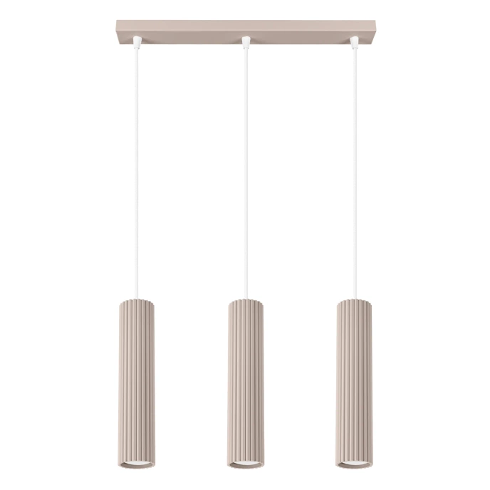 Hanglamp KARBON 3L taupe