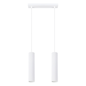 Hanglamp KARBON 2 wit