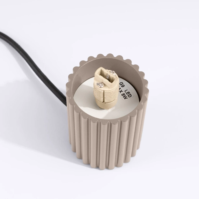 Tafellamp HALO taupe