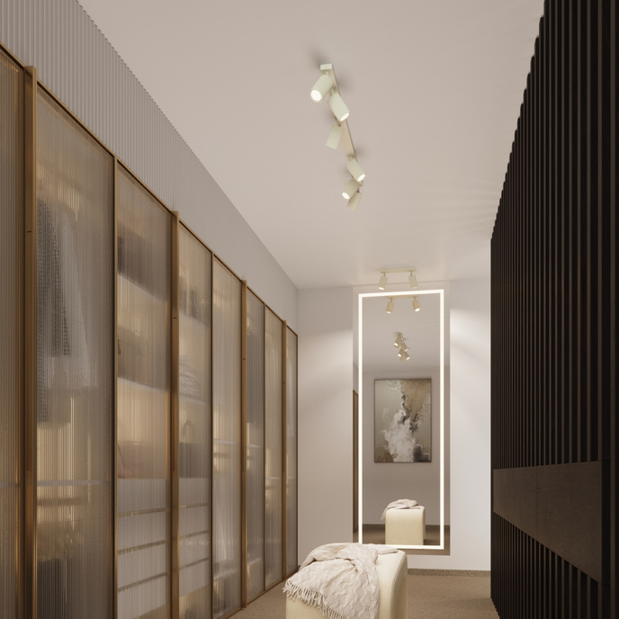 Plafondlamp KARBON 20 beige