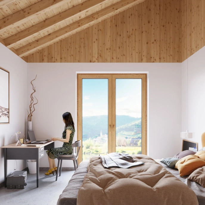 Tafellamp INCLINE wit