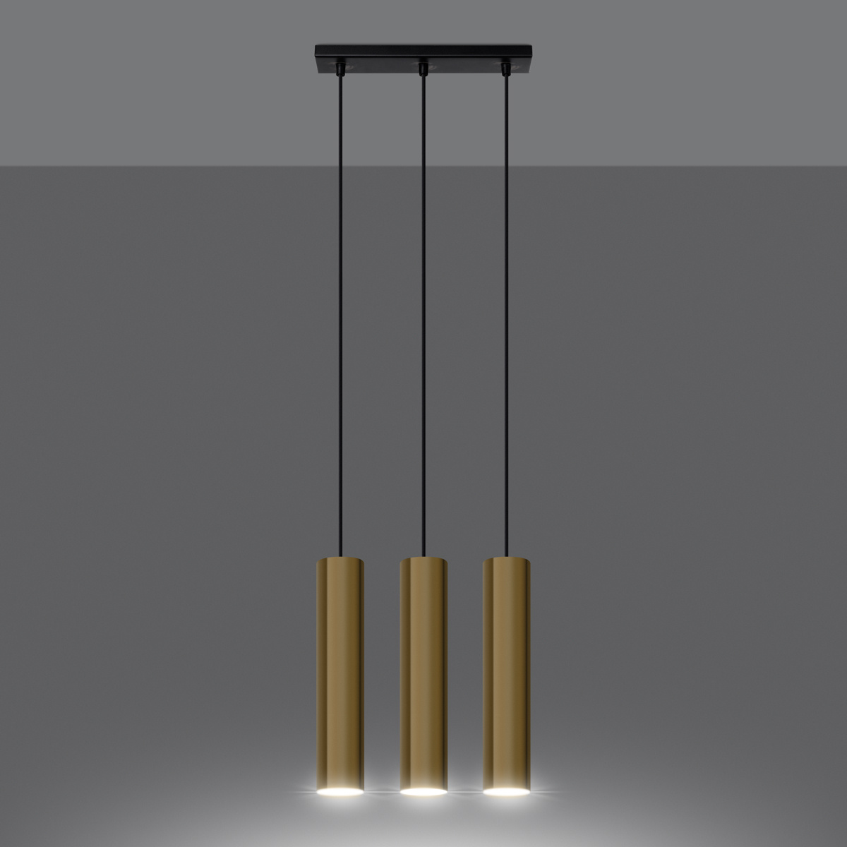 Hanglamp LAGOS 3 gepolijst goud