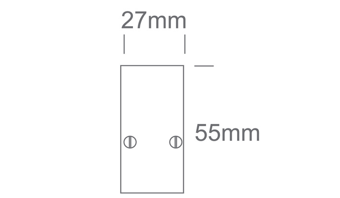 Magneetrail 1m zwart MIDI AAN/UIT DALI 48V