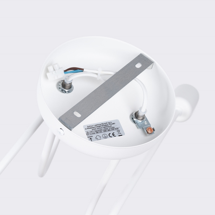 Kroonluchter LOOP 2 wit