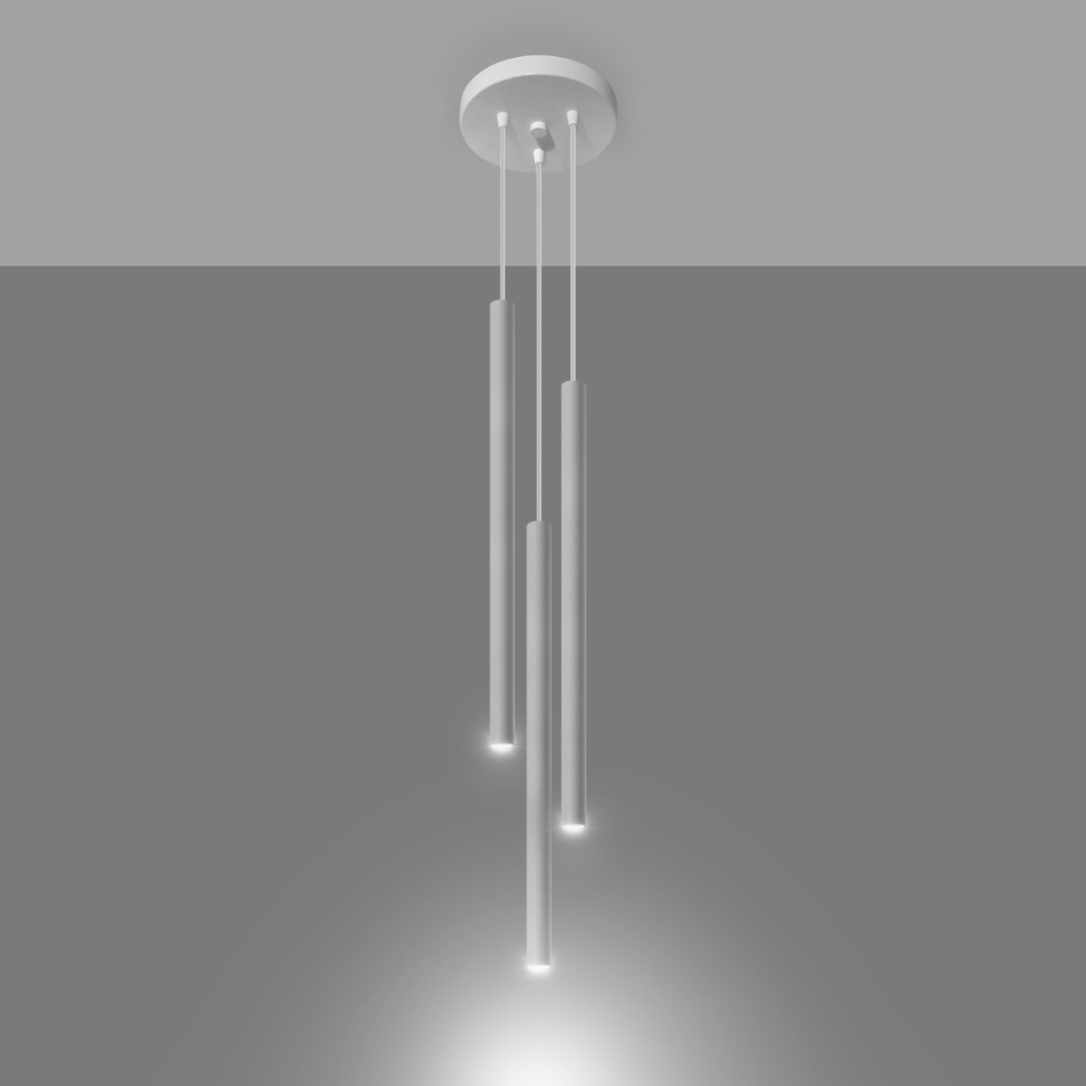 Hanglamp PASTELO 3P wit