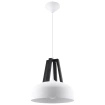 Hanglamp CASCO wit/zwart