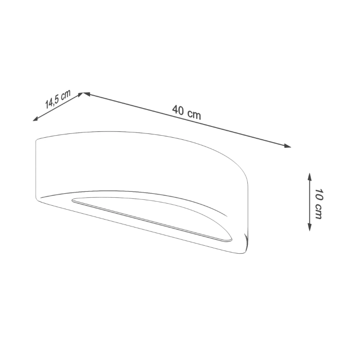 Wandlamp ATENA beton