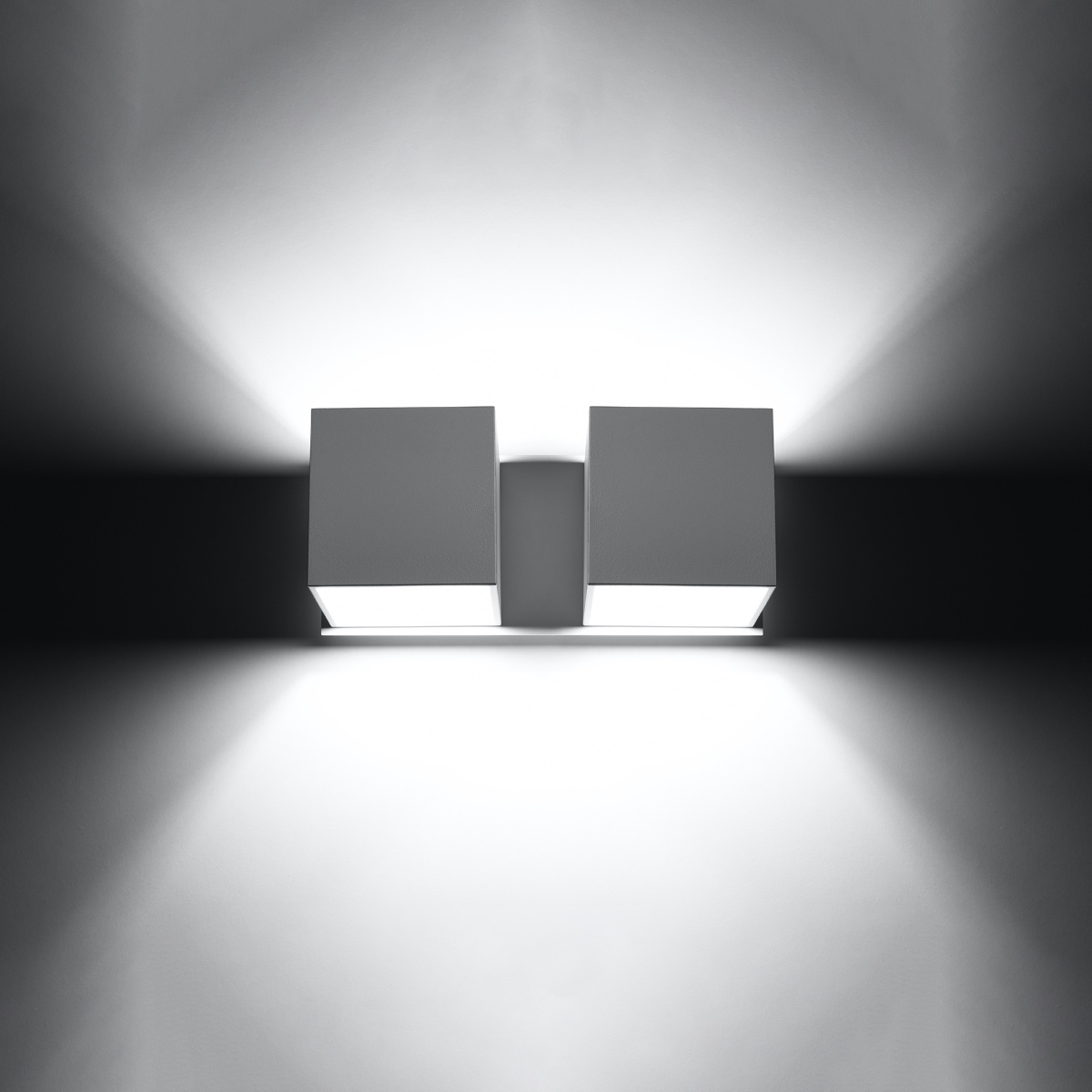 Wandlamp QUAD 2 wit