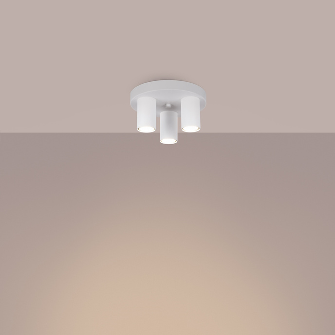 Plafondlamp LAGOS 3P wit