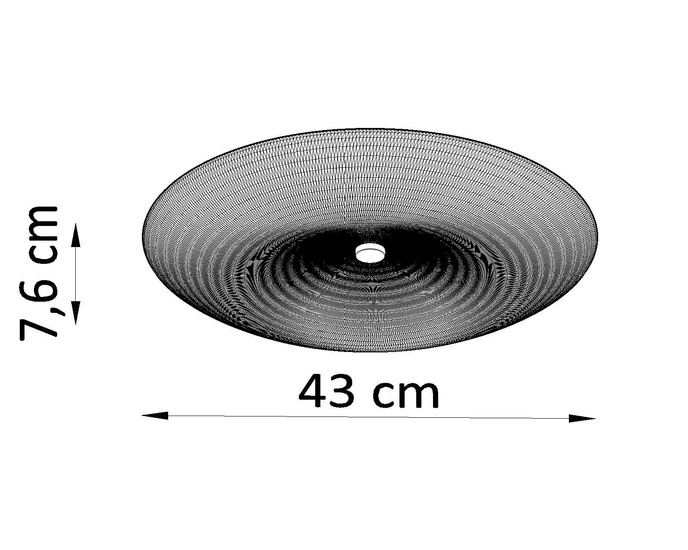 Plafondlamp FUSION 430
