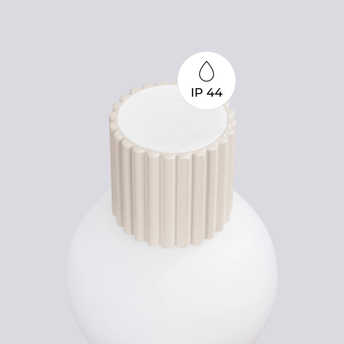 Wandlamp HALO beige IP44