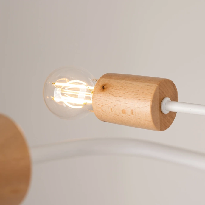 Kroonluchter TIMBO 6 wit