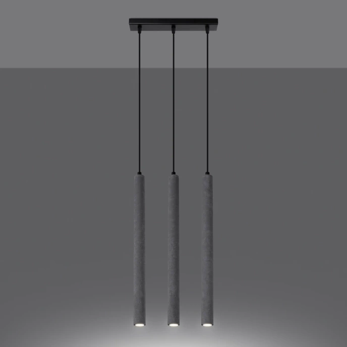 Hanglamp PASTELO 3L beton