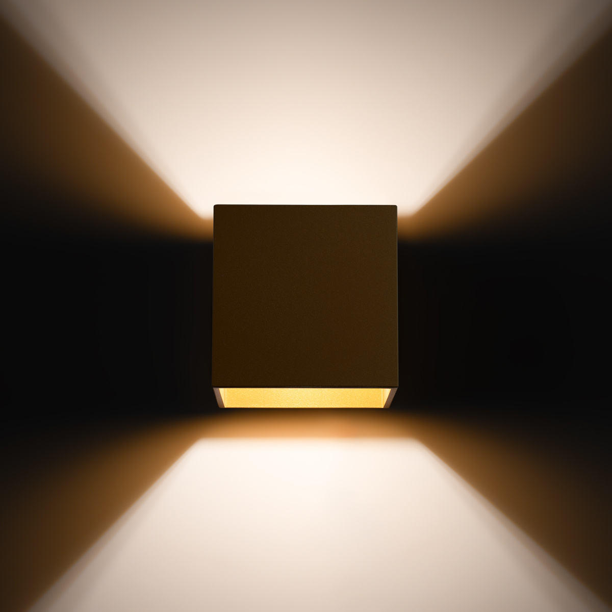 Wandlamp QUAD 1 goud
