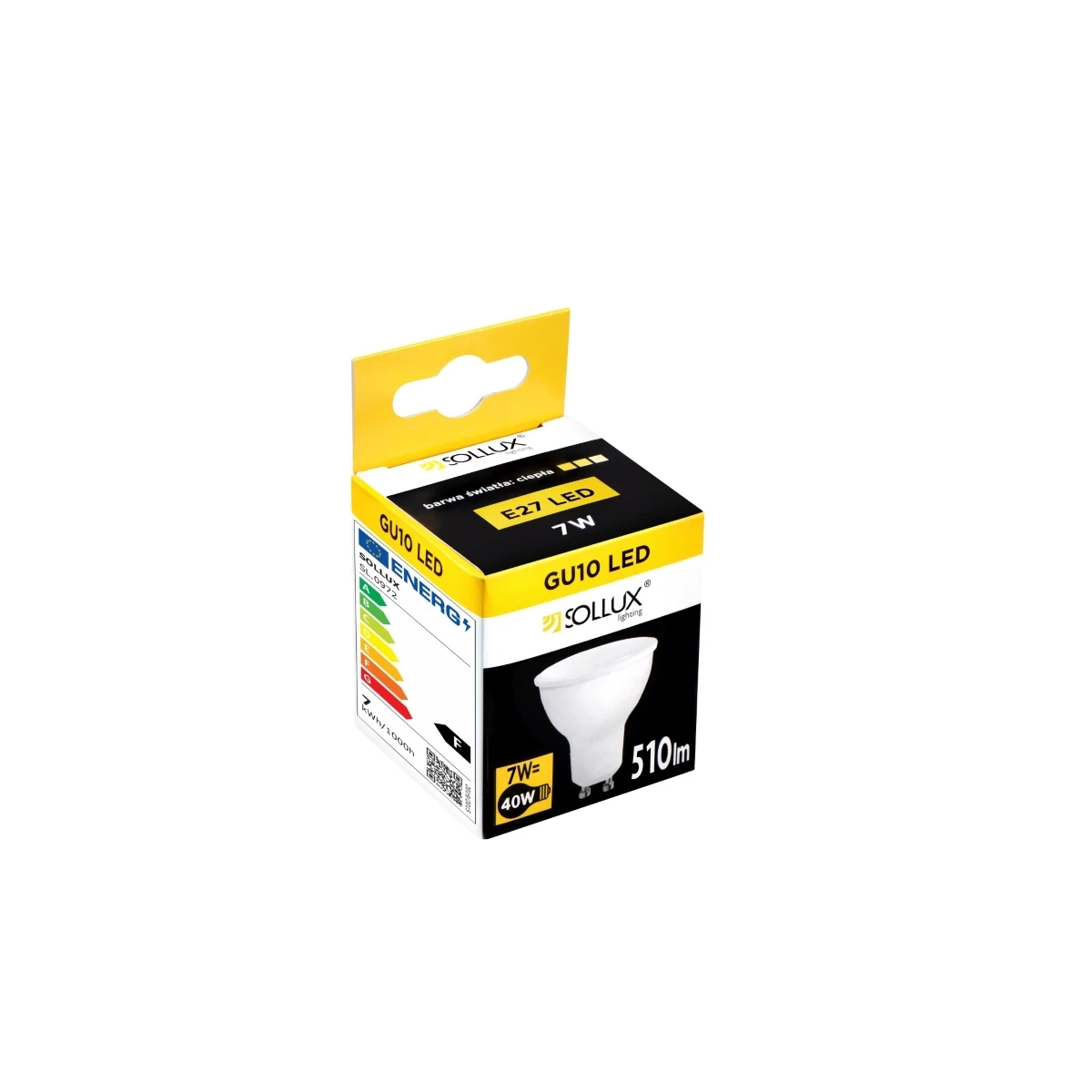 LED lamp GU10 3000K 7W 510lm