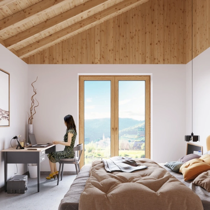 Tafellamp INCLINE zwart