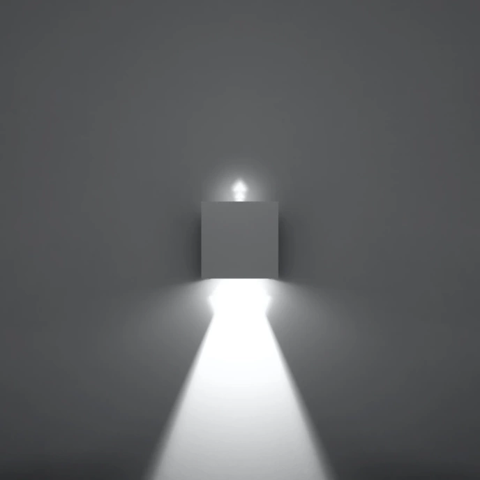 Wandlamp LUCA wit LED IP54