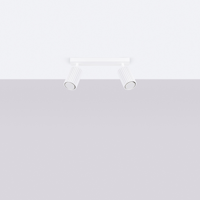 Plafondlamp KARBON 2 wit